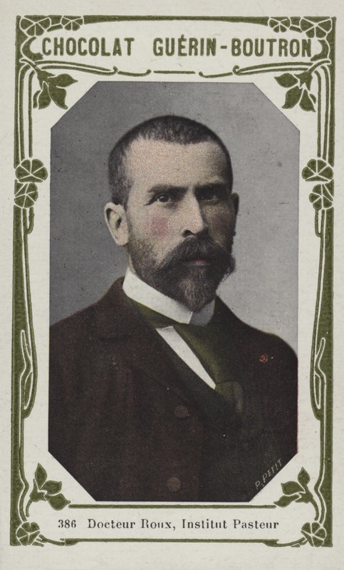 Doktor Roux, Instytut Pasteura (kolorowe zdjęcie) autorstwa French School