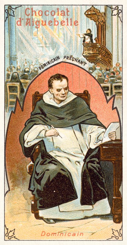 Dominikanin (chromolitho) autorstwa French School