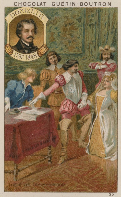 Donizetti, Lucie de Lammermoor autorstwa French School