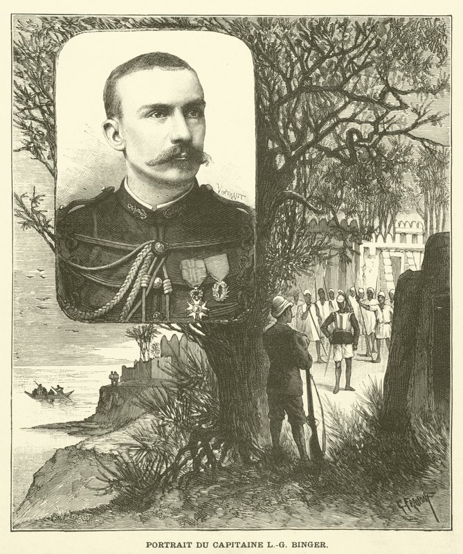 Z Nigru do Zatoki Gwinejskiej (grawerowanie) autorstwa French School