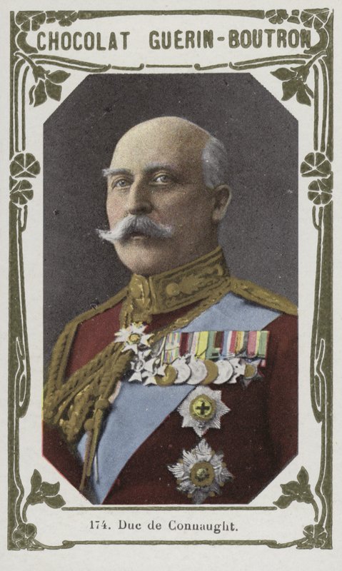 Duc de Connaught (kolorowe zdjęcie) autorstwa French School