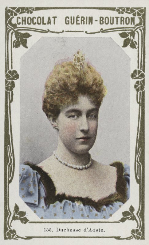 Duchesse dAoste (kolorowe zdjęcie) autorstwa French School
