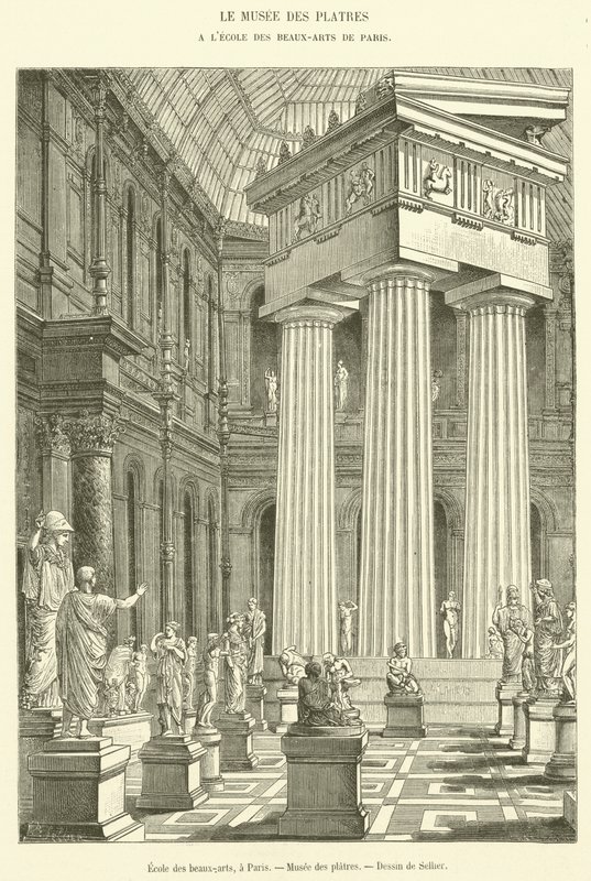 Szkoła Sztuk Pięknych w Paryżu, Musee des Platres (grafika) autorstwa French School