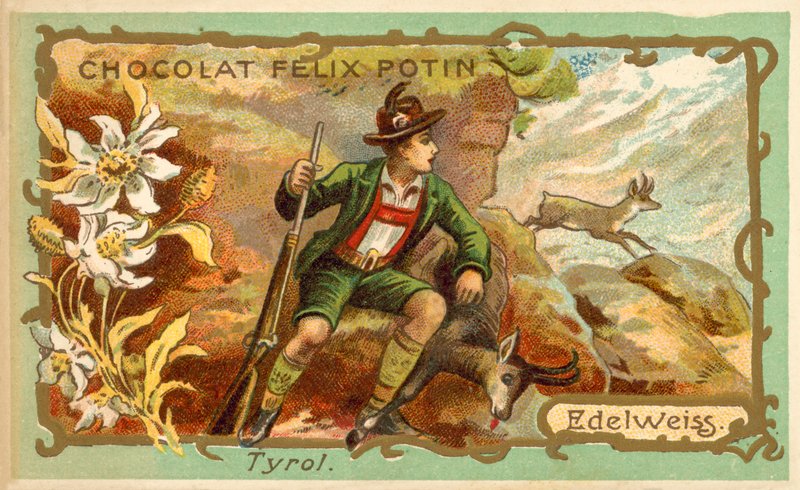 Szarotka, Tyrol (chromolitho) autorstwa French School