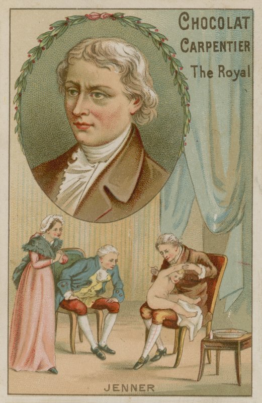 Edward Jenner, angielski lekarz i naukowiec autorstwa French School