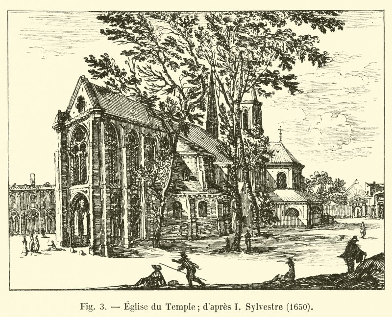 Kościół Świątyni; po I Sylwestrze, 1650 autorstwa French School