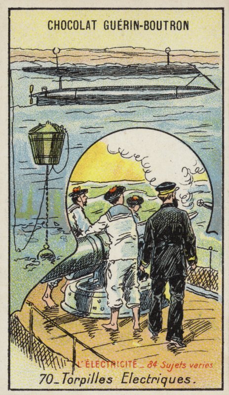 Torpedy elektryczne (chromolitho) autorstwa French School
