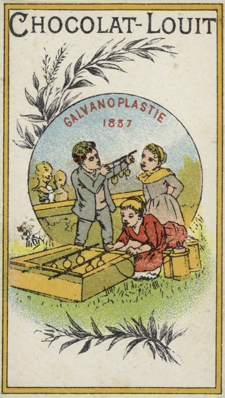 Galwanizacja, 1837 autorstwa French School