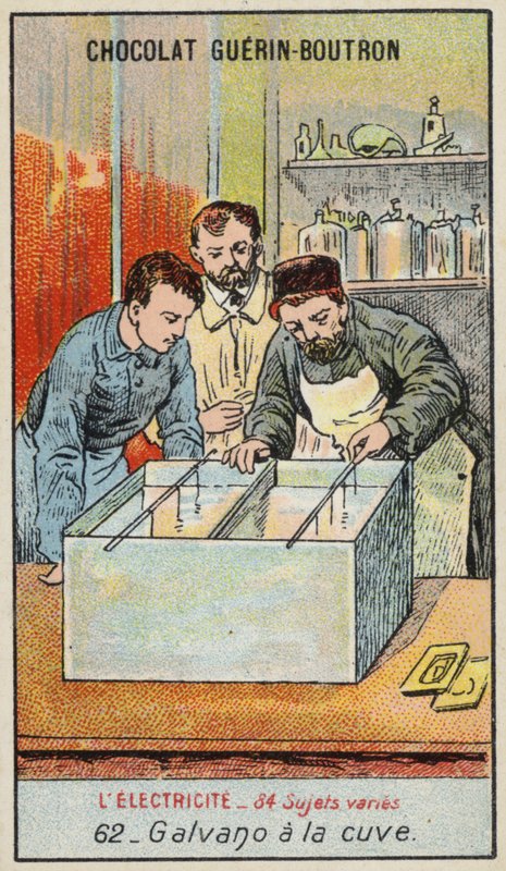 Zbiornik do elektrotypowania (chromolitho) autorstwa French School
