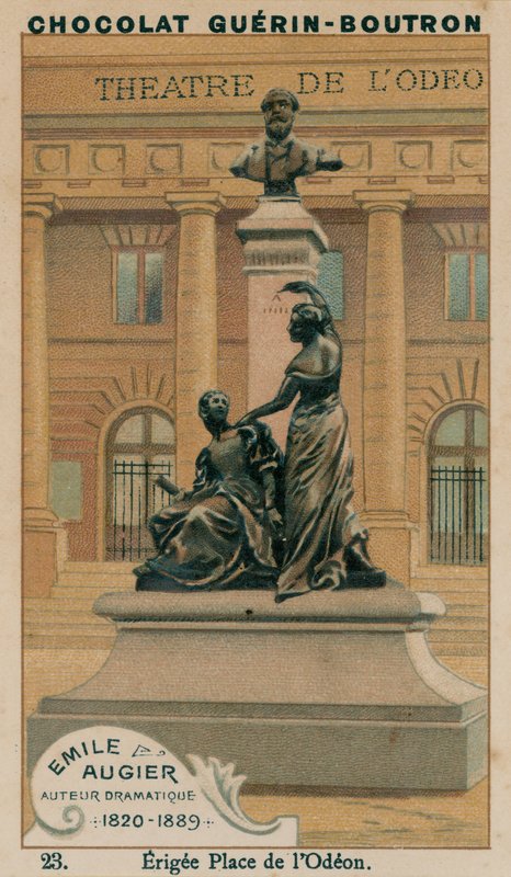 Emile Augier, dramaturg, 1820-1889, Erigee Place de l