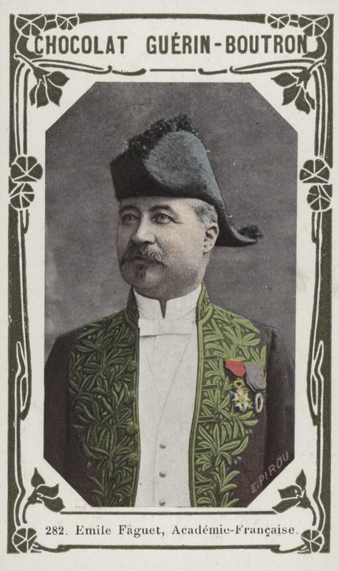 Emile Faguet, Academie-Francaise (kolorowe zdjęcie) autorstwa French School