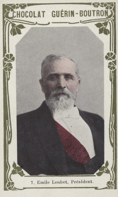Emile Loubet, prezes (kolorowe zdjęcie) autorstwa French School