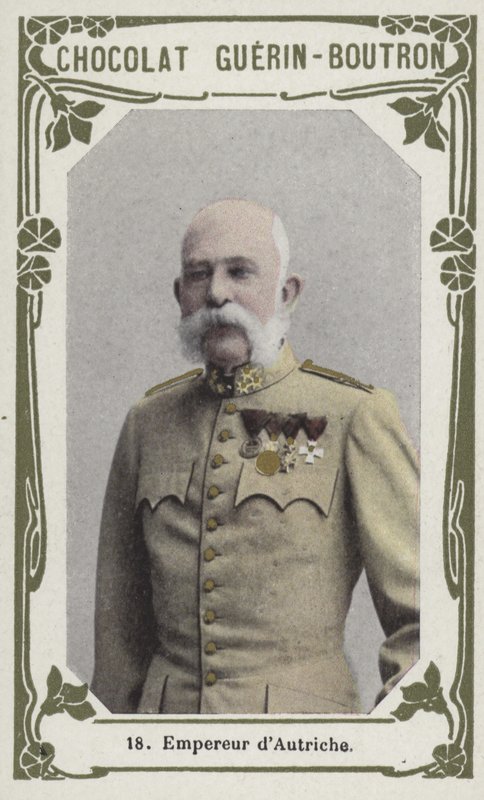 Cesarz Austrii (kolorowe zdjęcie) autorstwa French School
