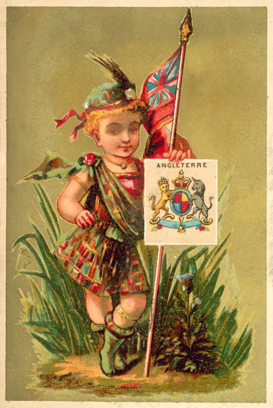 Anglia (chromolitho) autorstwa French School