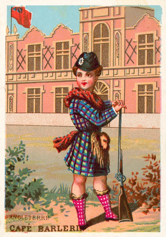 Anglia (chromolit) autorstwa French School