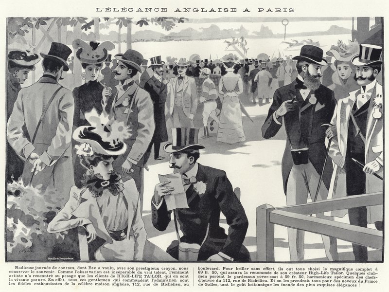 Angielska elegancja w Paryżu autorstwa French School