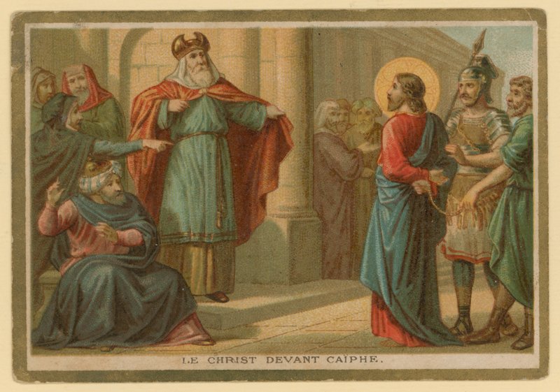 Epizod z życia Jezusa Chrystusa (chromolitho) autorstwa French School