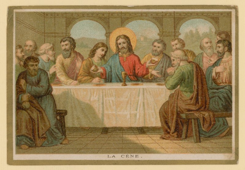 Epizod z życia Jezusa Chrystusa (chromolitho) autorstwa French School