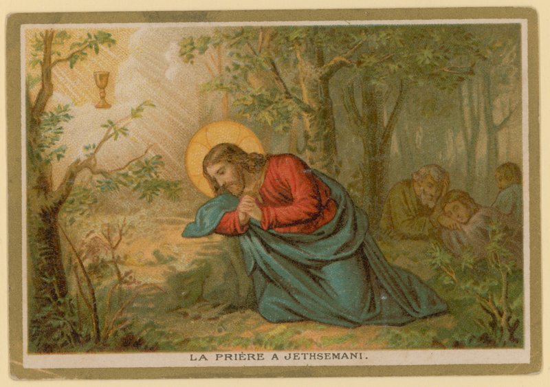 Epizod z życia Jezusa Chrystusa (chromolitho) autorstwa French School