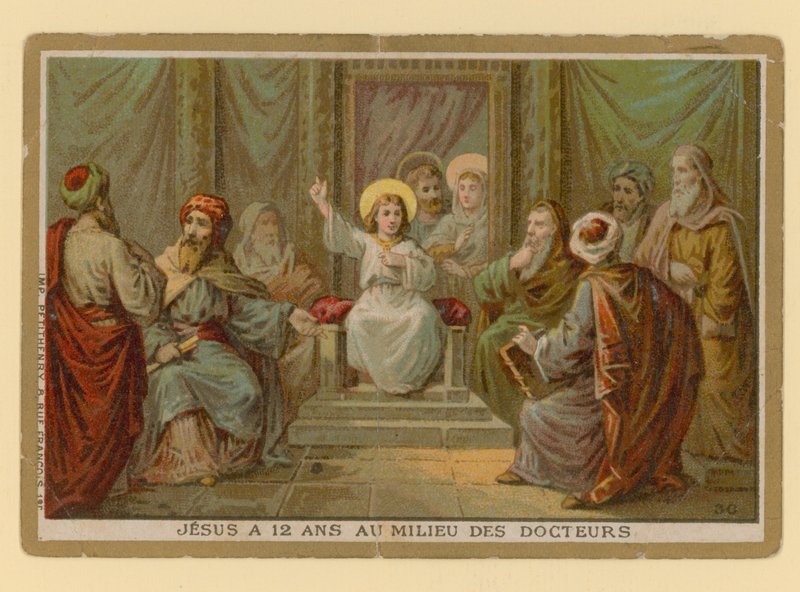 Epizod z życia Jezusa Chrystusa (chromolit) autorstwa French School