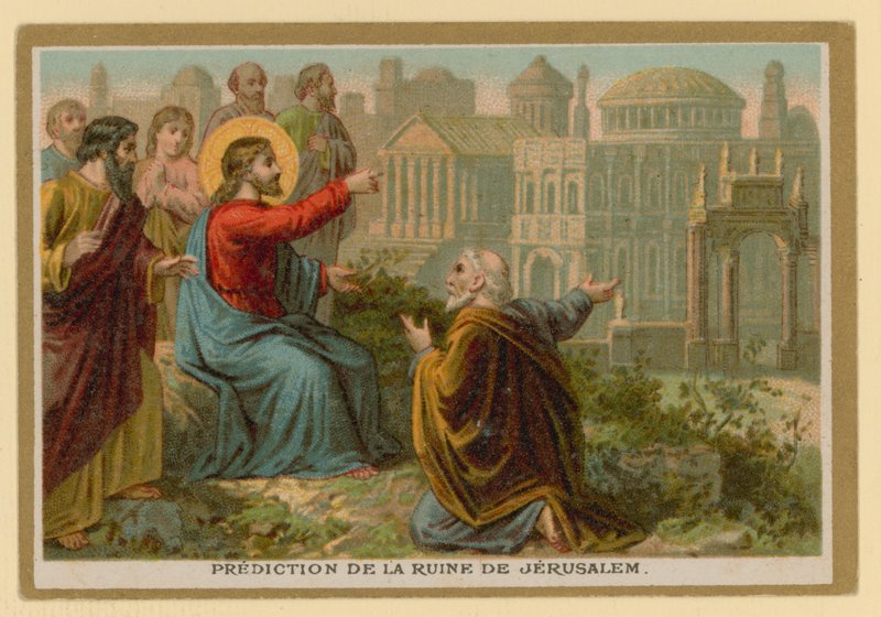 Epizod z życia Jezusa Chrystusa (chromolit) autorstwa French School