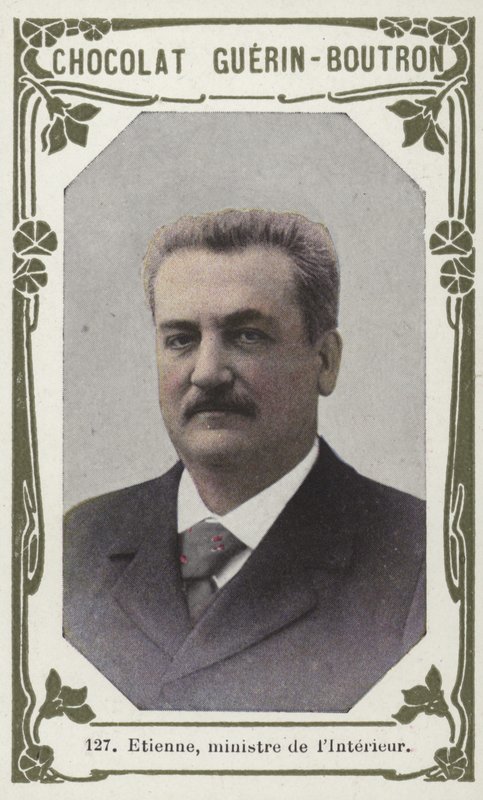 Etienne, minister spraw wewnętrznych (kolorowe zdjęcie) autorstwa French School