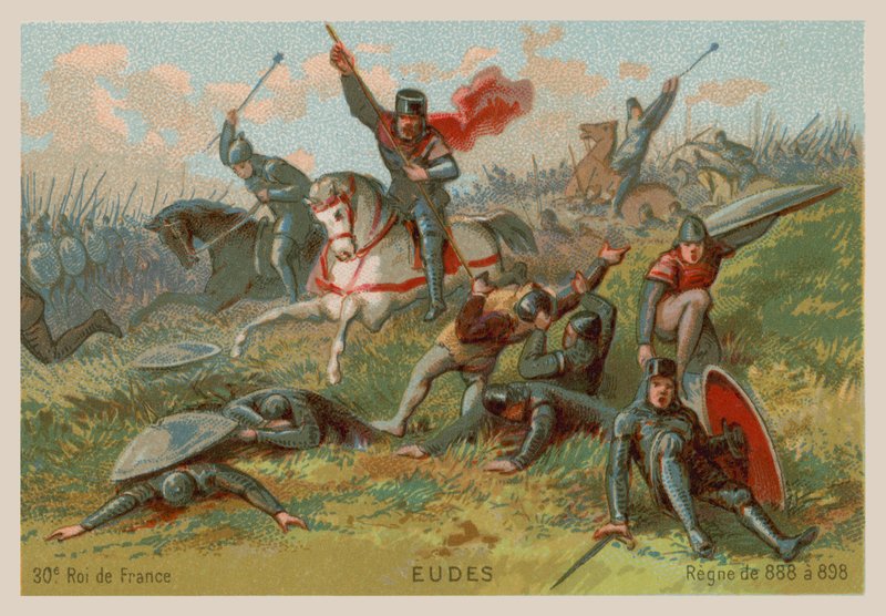 Eudes, król Francji (ok. 860-898) autorstwa French School