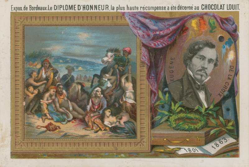 Eugene Delacroix, XIX-wieczny malarz francuski autorstwa French School
