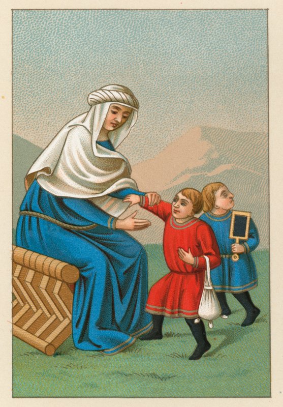Europa Średniowiecze Kostium autorstwa French School