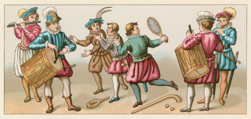 Kostium Europa XVI wiek autorstwa French School