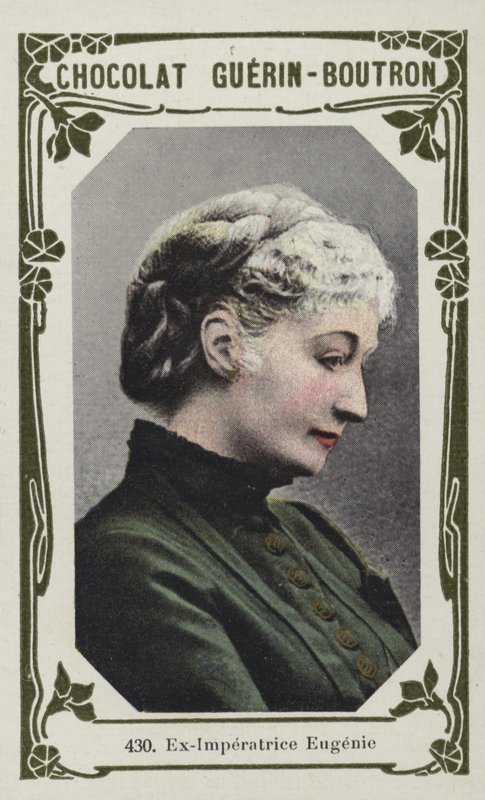Była imperatorka Eugenie (kolorowe zdjęcie) autorstwa French School