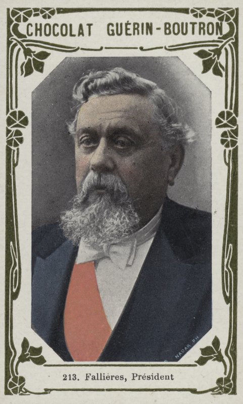 Fallieres, prezydent (kolorowe zdjęcie) autorstwa French School