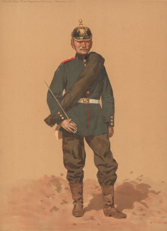 Regt Sztuki Polowej Książę August Pruski, Prusy Wschodnie, nr 1 autorstwa French School