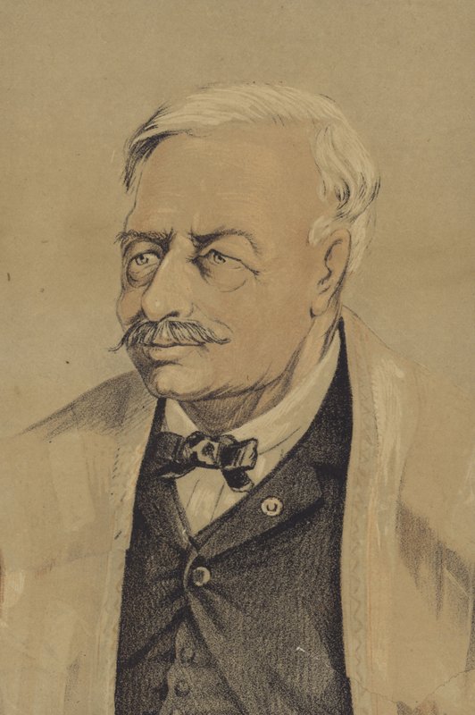 Ferdinand de Lesseps (druk) autorstwa French School
