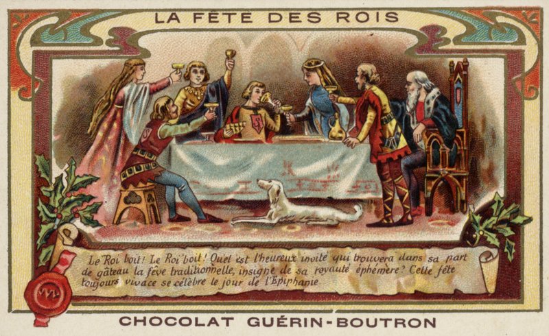 Święto Królów (chromolitho) autorstwa French School