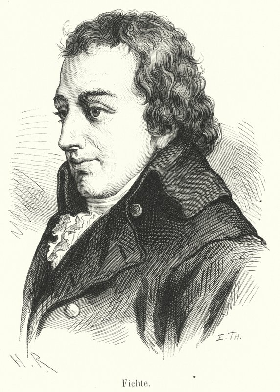 Fichte (grawerowanie) autorstwa French School