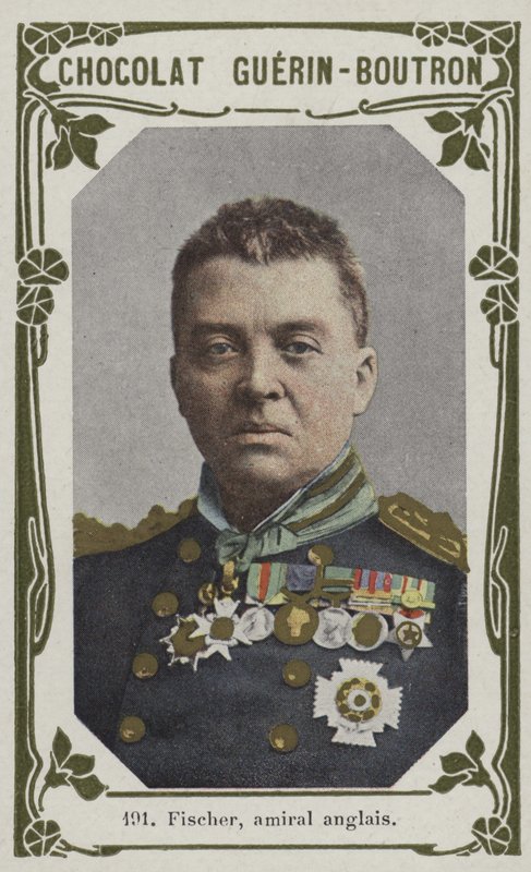 Fischer, admirał brytyjski (kolorowe zdjęcie) autorstwa French School