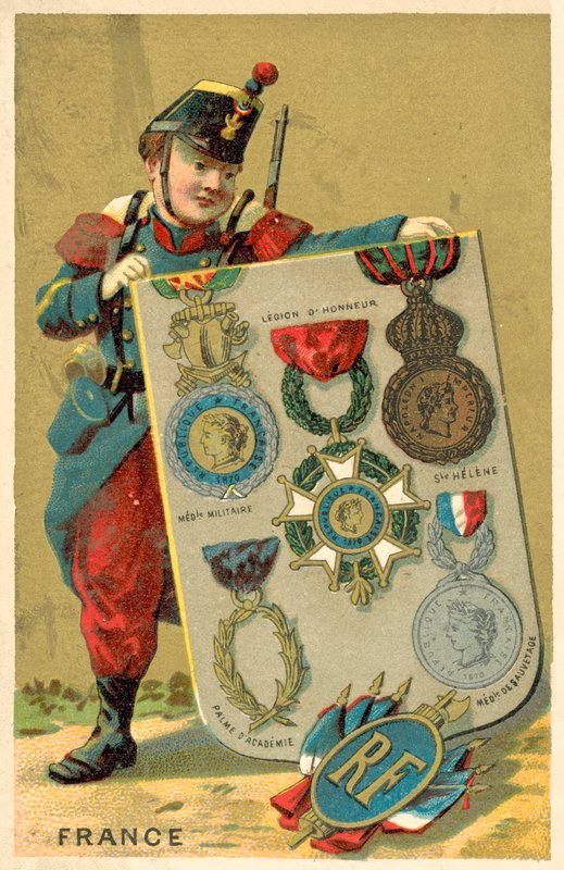 Francja (chromolitho) autorstwa French School
