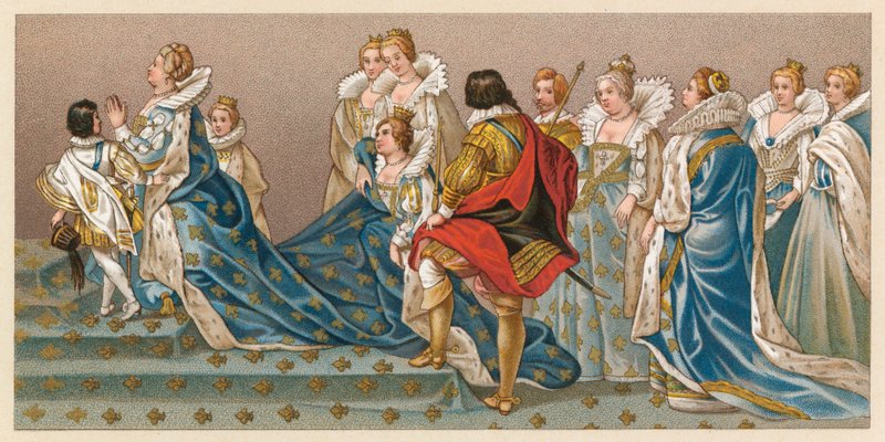 Kostium Francja XVI-XVII wiek autorstwa French School