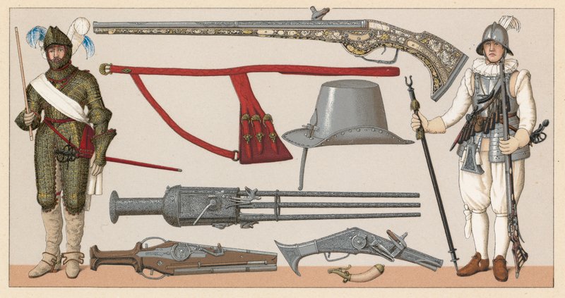 Kostium Francja XVI-XVII wiek autorstwa French School