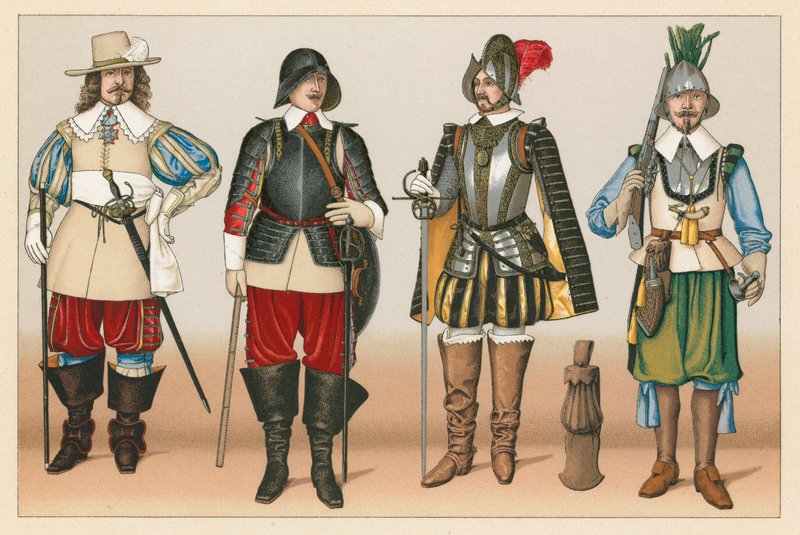 Kostium Francja XVI-XVII wiek autorstwa French School