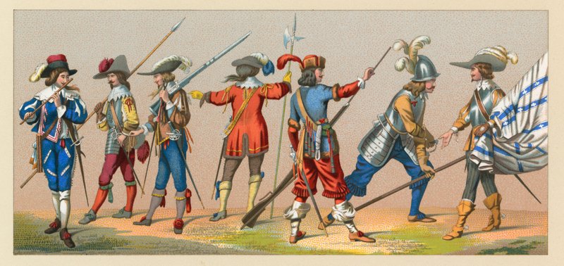 Kostium Francja XVII-XVIII wiek autorstwa French School