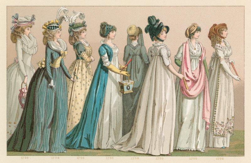 Francja XVIII wiek kostium autorstwa French School