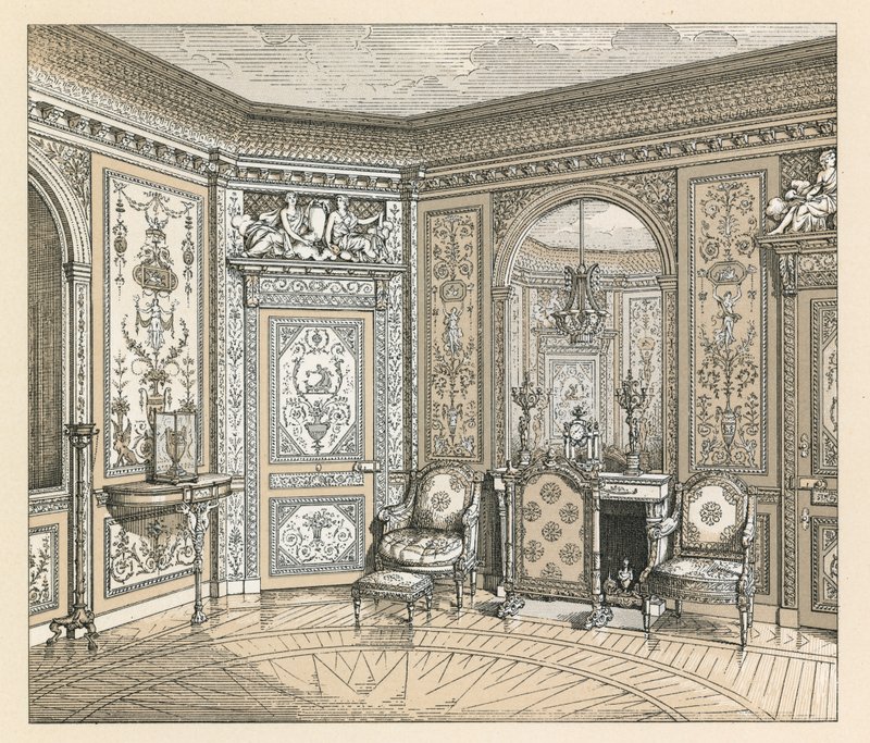 Francja XVIII wiek kostium autorstwa French School