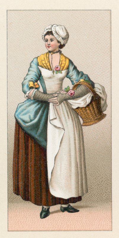 Francja XVIII wiek kostium autorstwa French School