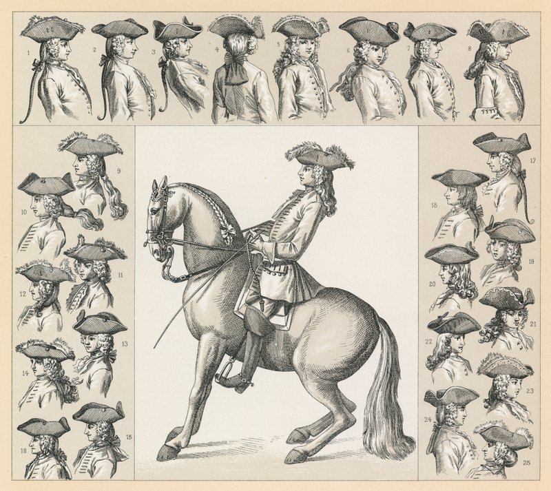 Francja XVIII w. Kostium autorstwa French School