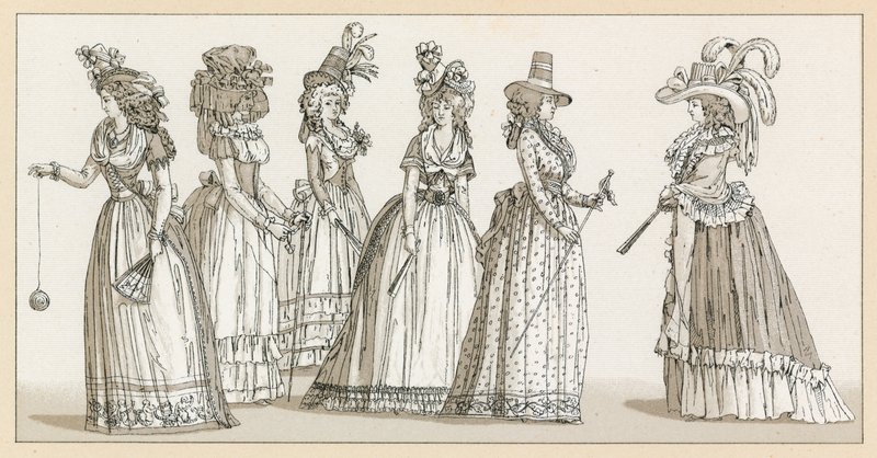 Francja XVIII w. Kostium autorstwa French School