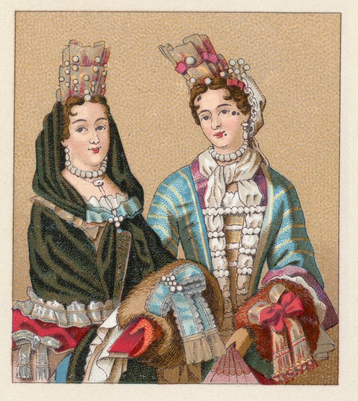 Francja XVII w. Kostium autorstwa French School