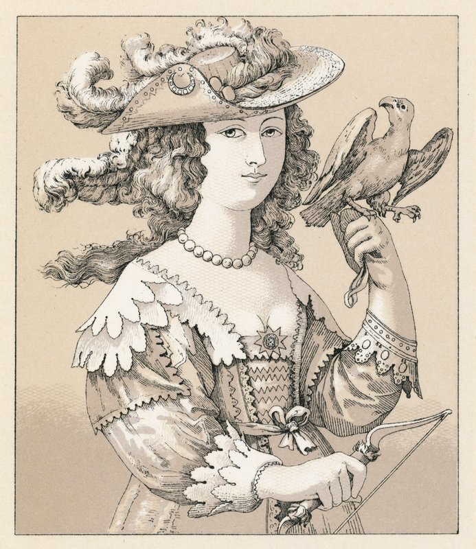 Kostium Francja XVII wiek autorstwa French School