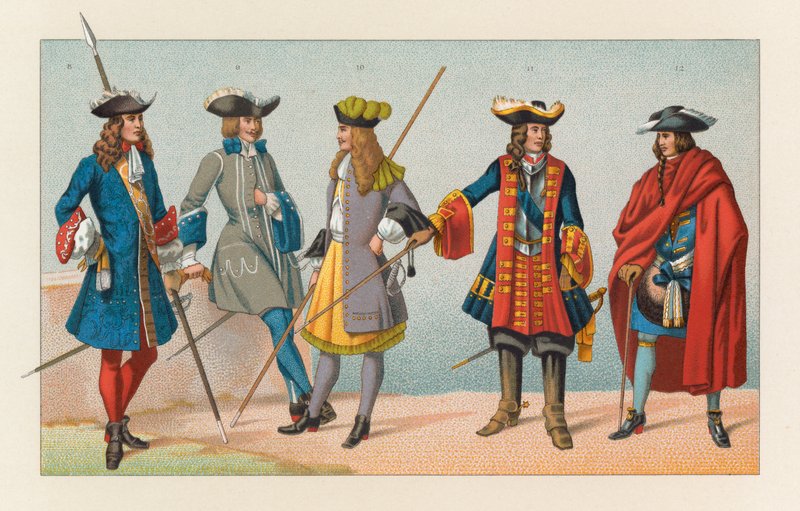 Kostium Francja XVII wiek autorstwa French School